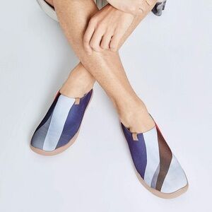 UIN Long Journey Casual Pull On Knitted Outdoor Ergonomic Lightweight Shoes Sz10